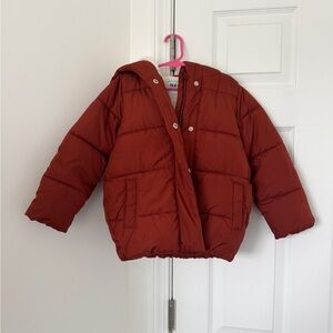Old Navy Kids Puffer Jacket - Brick Red